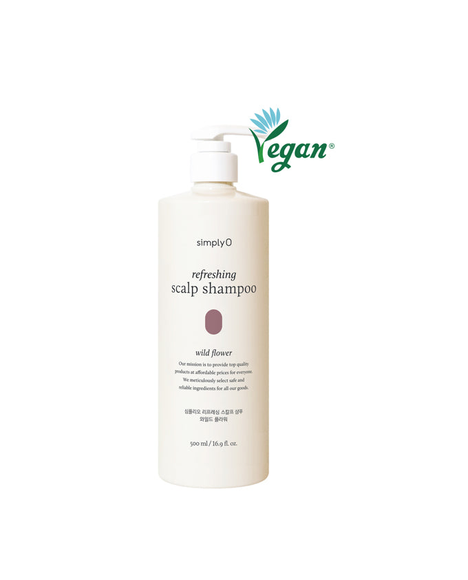 Refreshing scalp shampoo 500g (wild flower) - Bvoy Beauty