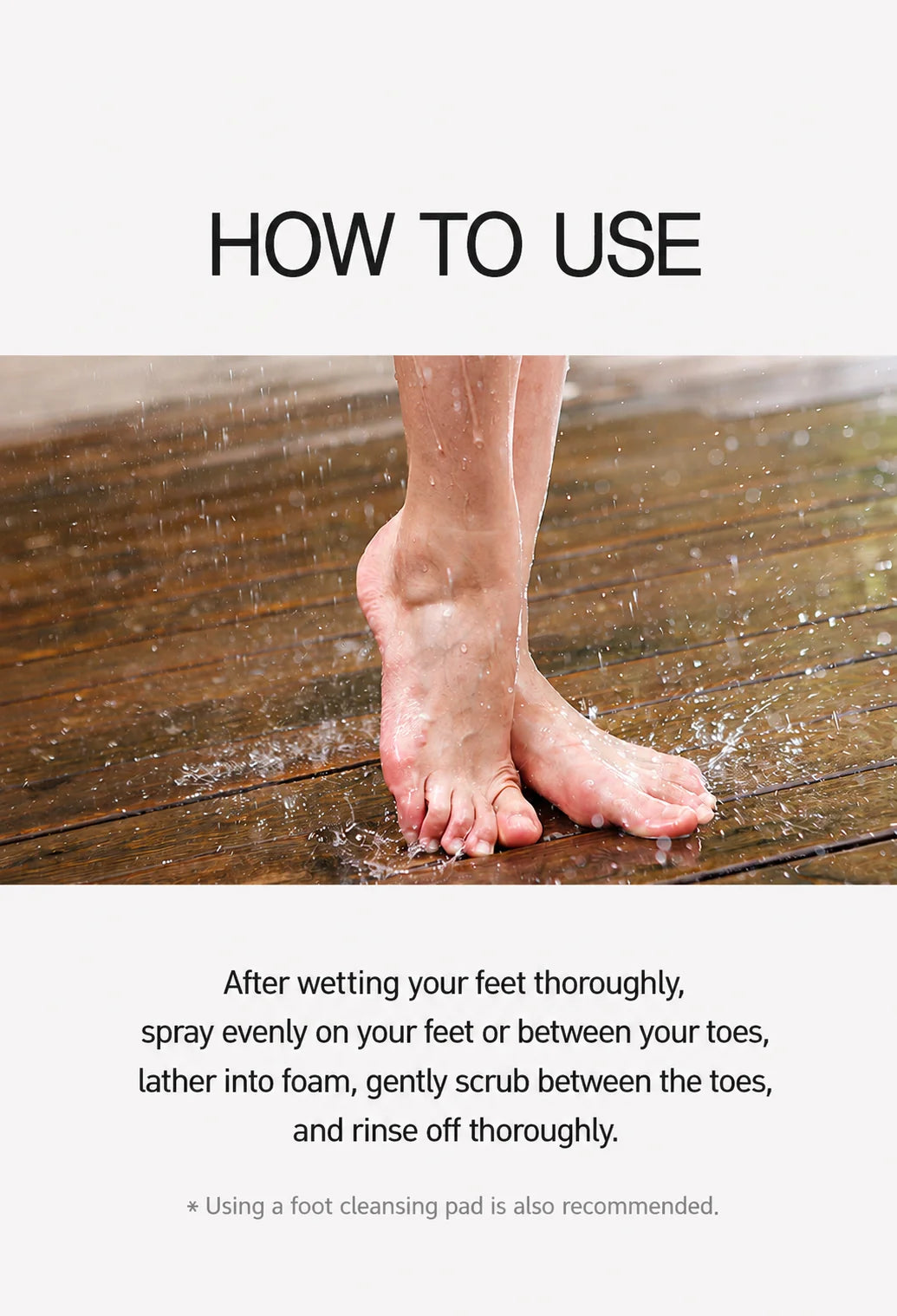 Deodor Foot Shampoo