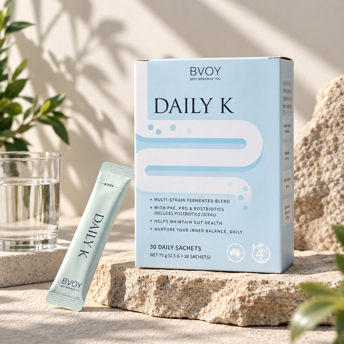 BVOY Company Daily K Probiotic Blend (Formerly Slim Probiotic K)