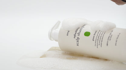 Refreshing scalp shampoo 500g  (green breeze) - Bvoy Beauty