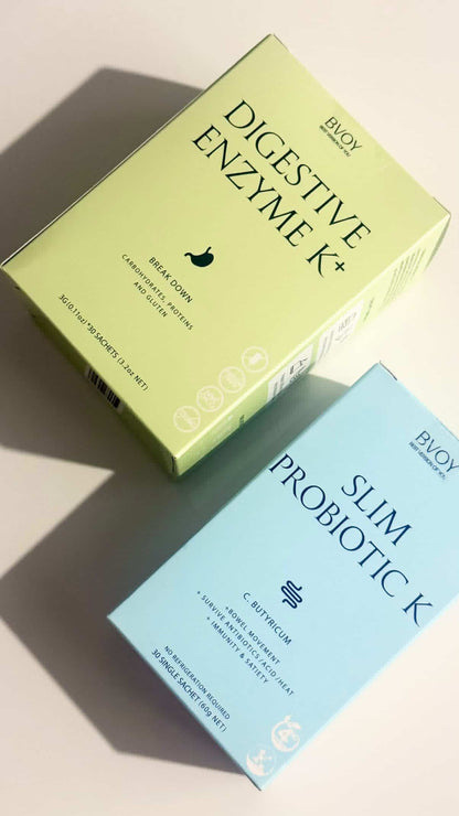 Bundle (15%OFF ): Digestive Enzyme K + Slim Probiotic K