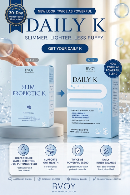 BVOY Company Daily K Probiotic Blend (Formerly Slim Probiotic K)